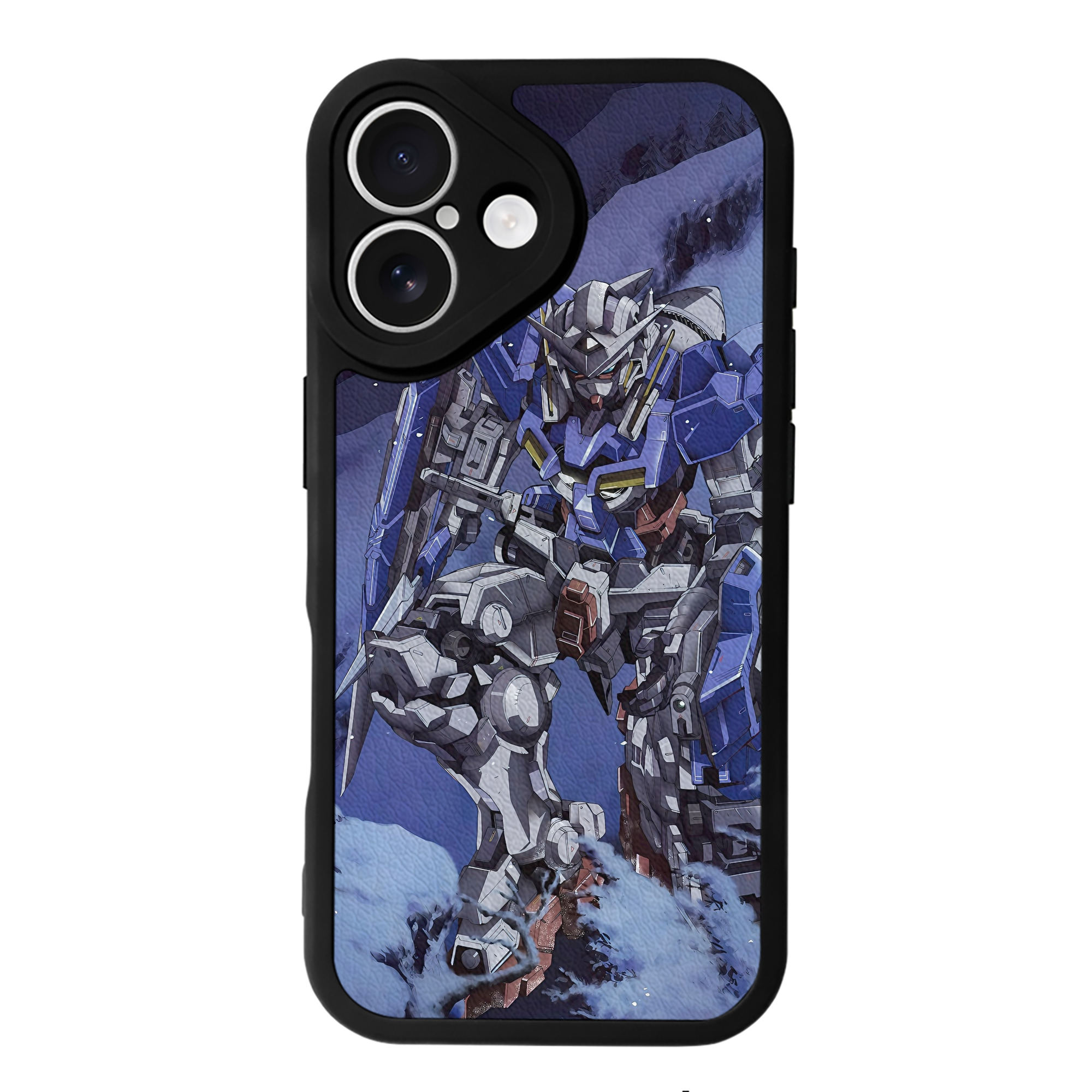 （画像用） 機動戦士ガンダム Mobile Suit Gundam 【iPhone 16シリーズ対応】シリコンスマホケース（レザー調） 材質：シリコン
